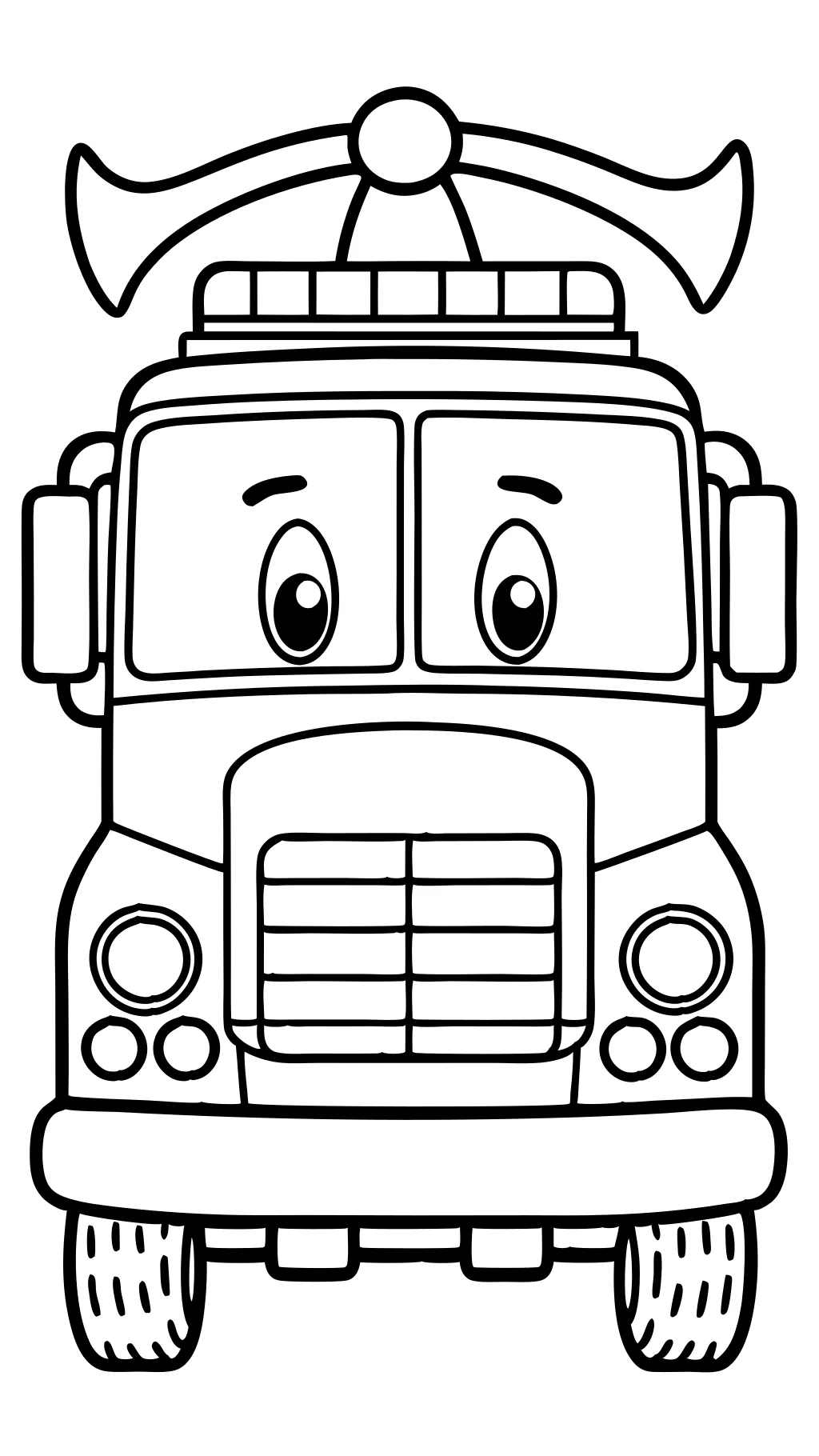 printable fire truck coloring pages